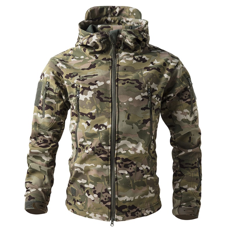 Camouflage Hunting Jacket - Мужские уличные всепогодные камуфляжные штурмовые куртки