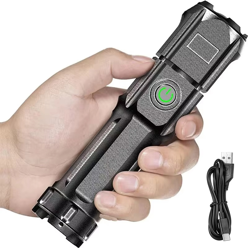 Outdoor Hunting Lights - Портативный светодиодный фонарик, перезаряжаемый через USB,