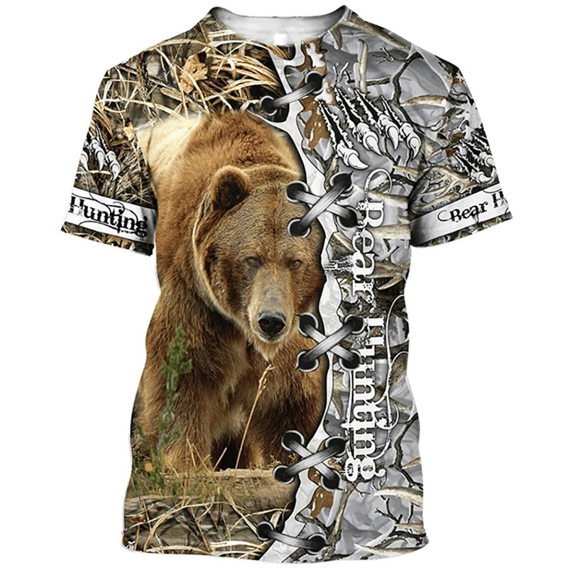 Outdoor Hunting Pictures - Футболка с 3D-принтом на заказ с