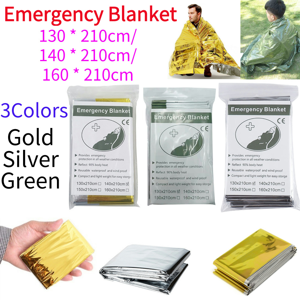 Outdoor Hunting Blanket - Аварийное одеяло из фольги, легкое водонепроницаемое