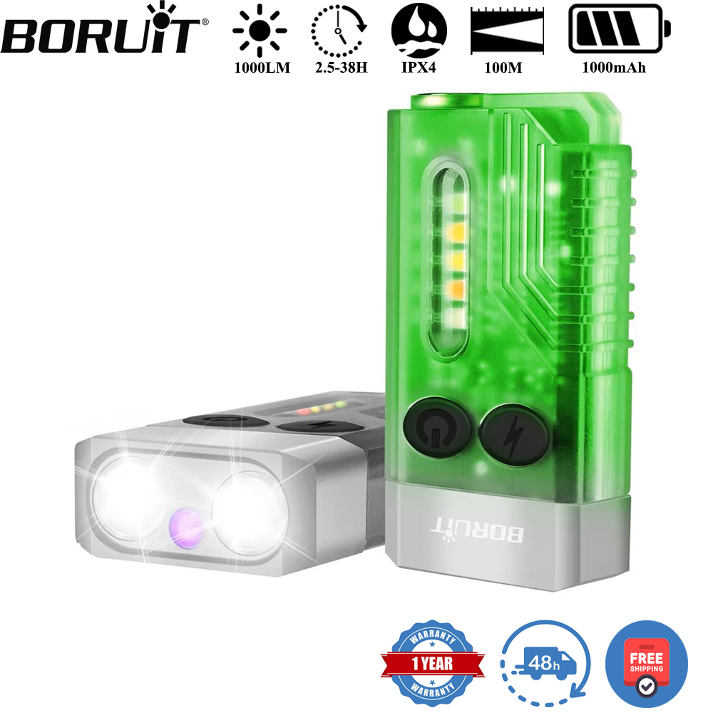 Outdoor Hunting Lights - Брелок BORUiT V10, УФ-светодиодный флуоресцентный фонарик