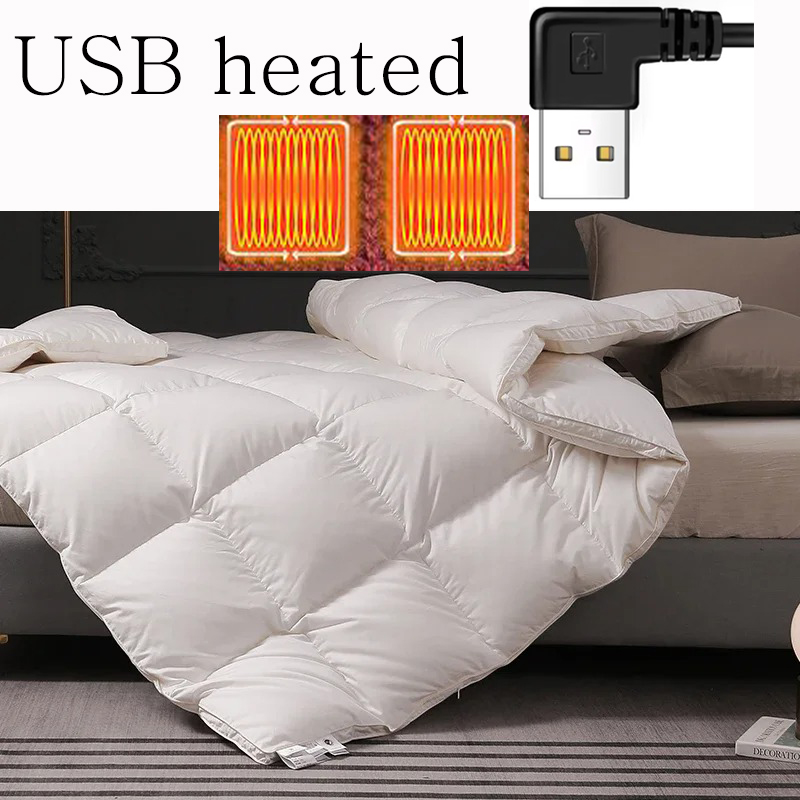 Outdoor Hunting Blanket - Пуховое одеяло с USB-подогревом, носимое, для