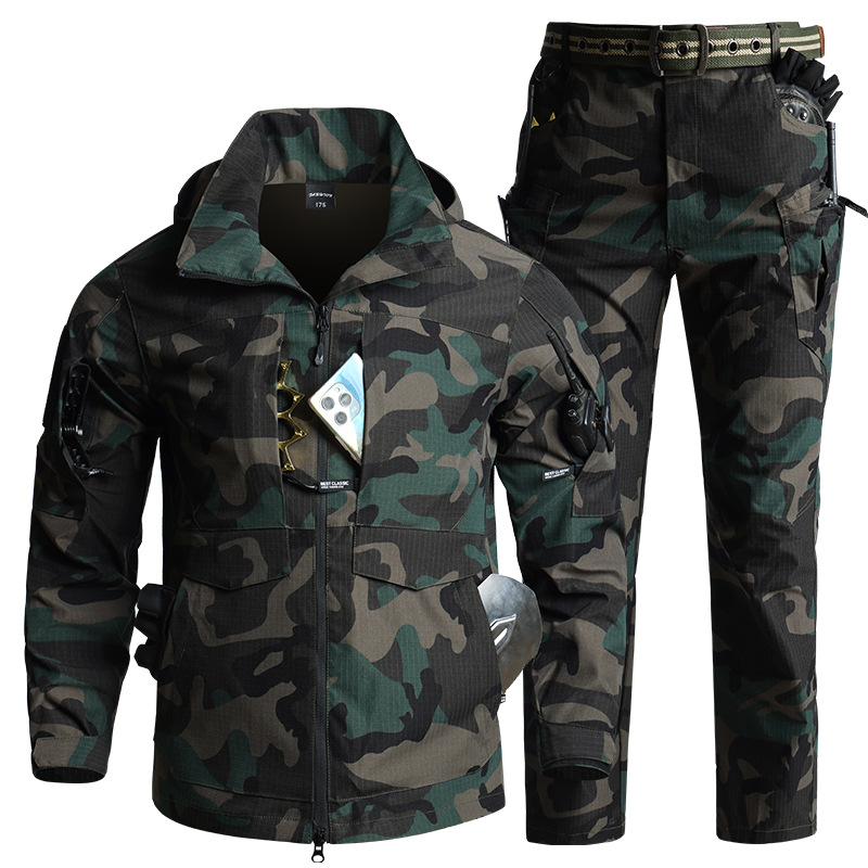 Hunting Outdoor Pants - Мужской камуфляжный тактический комплект: дышащая куртка