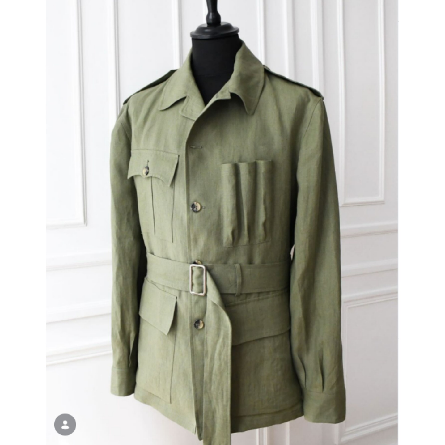 Safari Outdoor Hunting Jackets - Мужская льняная куртка-сафари в винтажном стиле