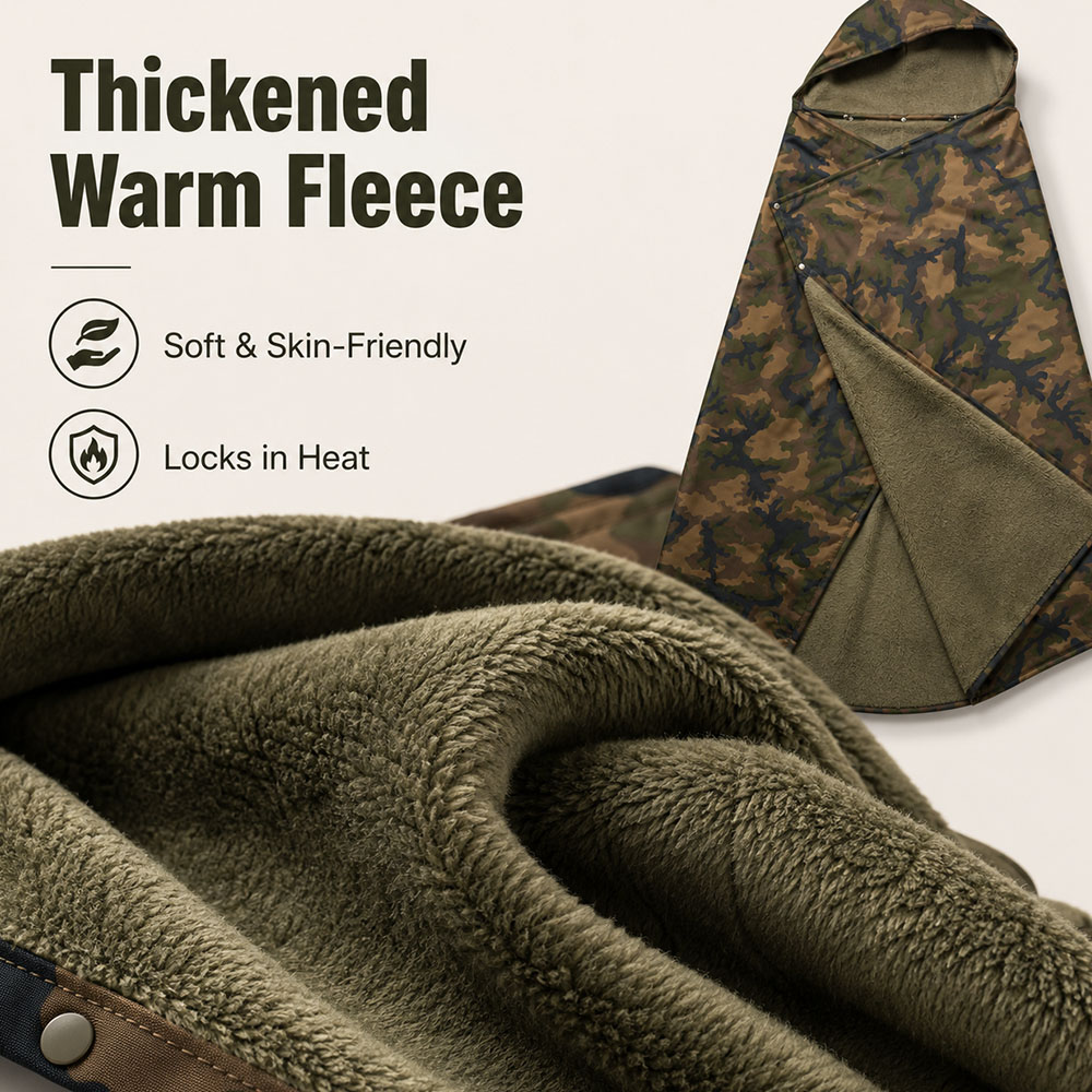 Тактическое камуфляжное флисов – обзор и цена Outdoor Hunting Blanket