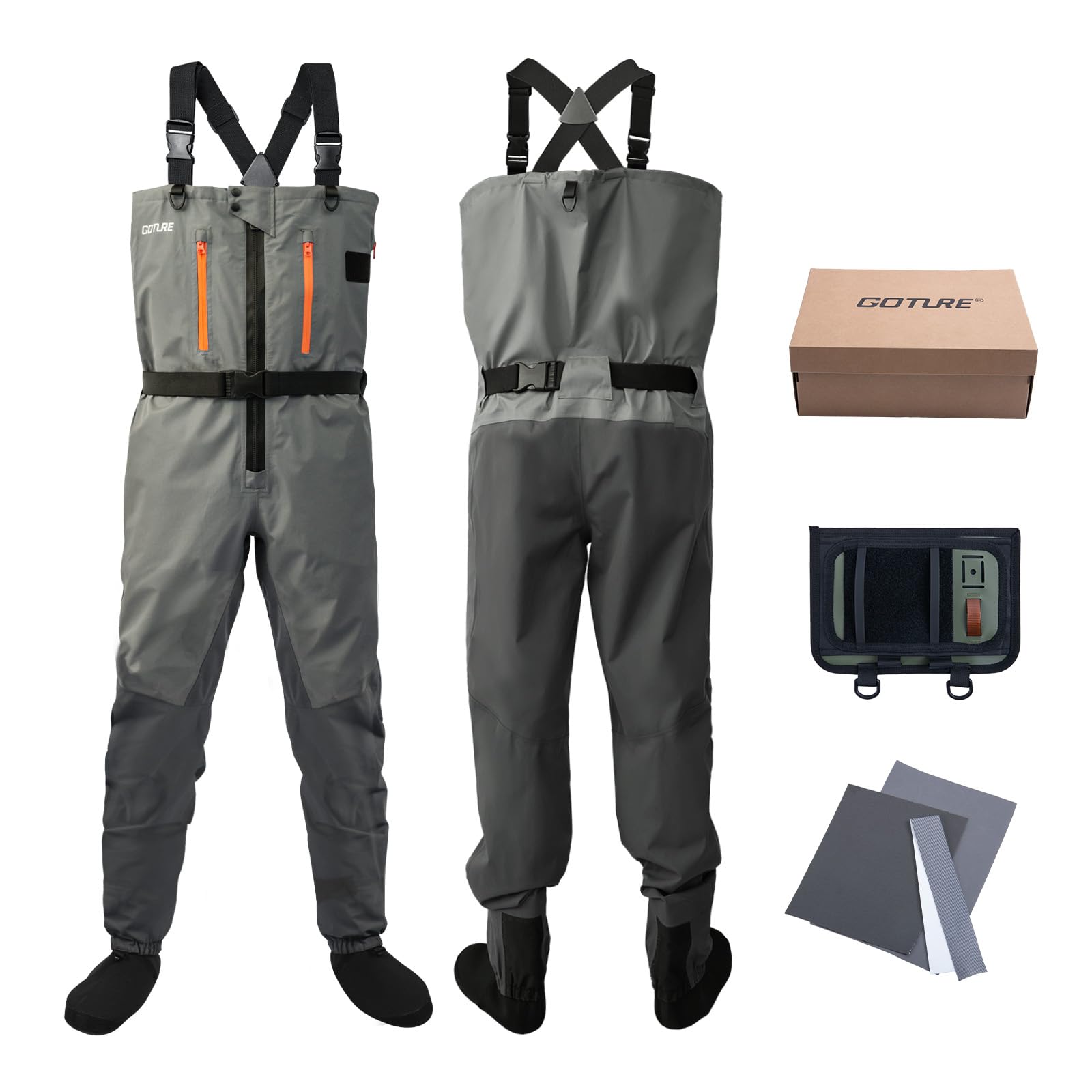 Goture 5-слойные водонепроница – обзор и цена Fishing Waders Breathable