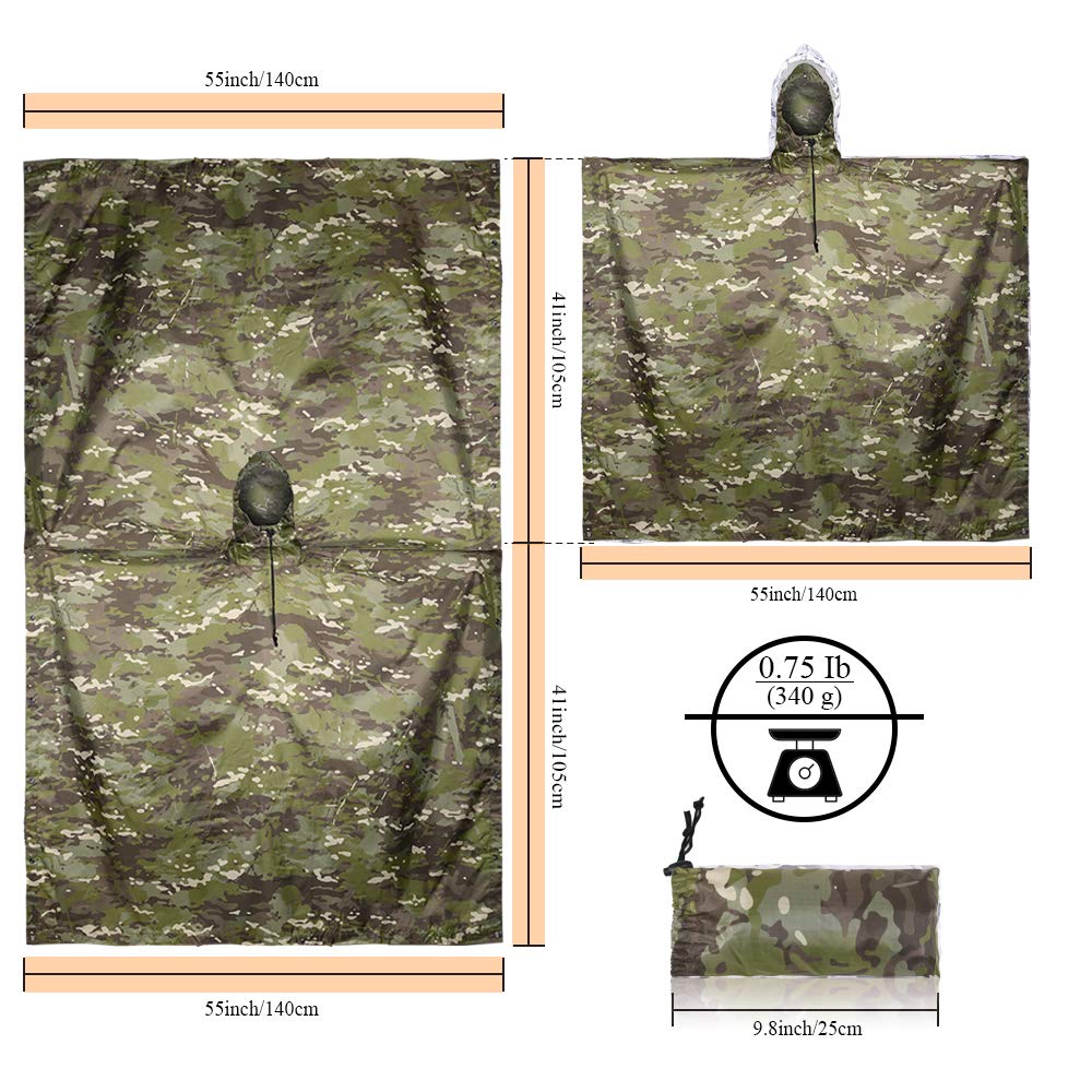 Тактический дождевик, дышащий  – обзор и цена Outdoor Hunting Prints
