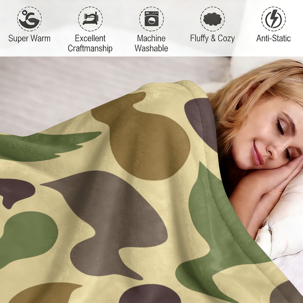 Плед из фланели с узором уток, – обзор и цена Outdoor Hunting Blanket