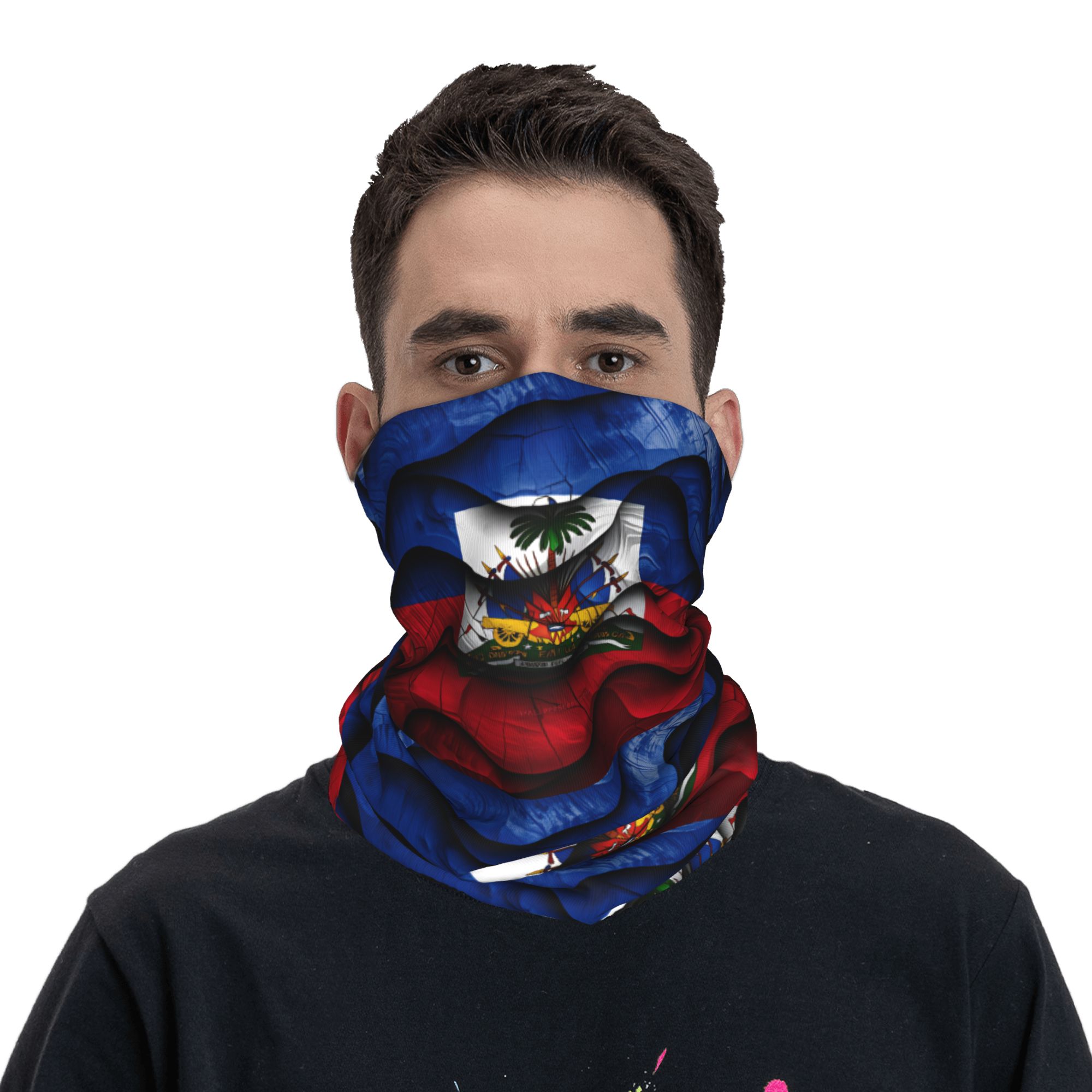 Балаклава с флагом Гаити, такт – обзор и цена Outdoor Hunting Prints