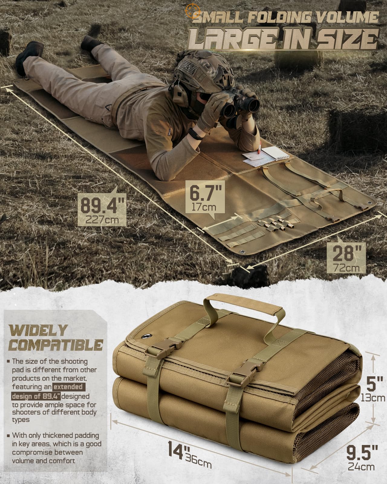 Коврик для стрельбы, тактическ – обзор и цена Outdoor Hunting Blanket