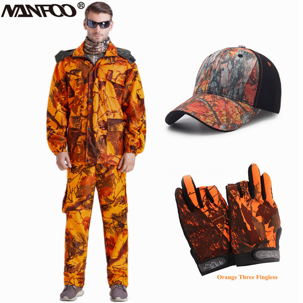 Уличный мужской блейзер оранже – обзор и цена Camouflage Hunting Jacket