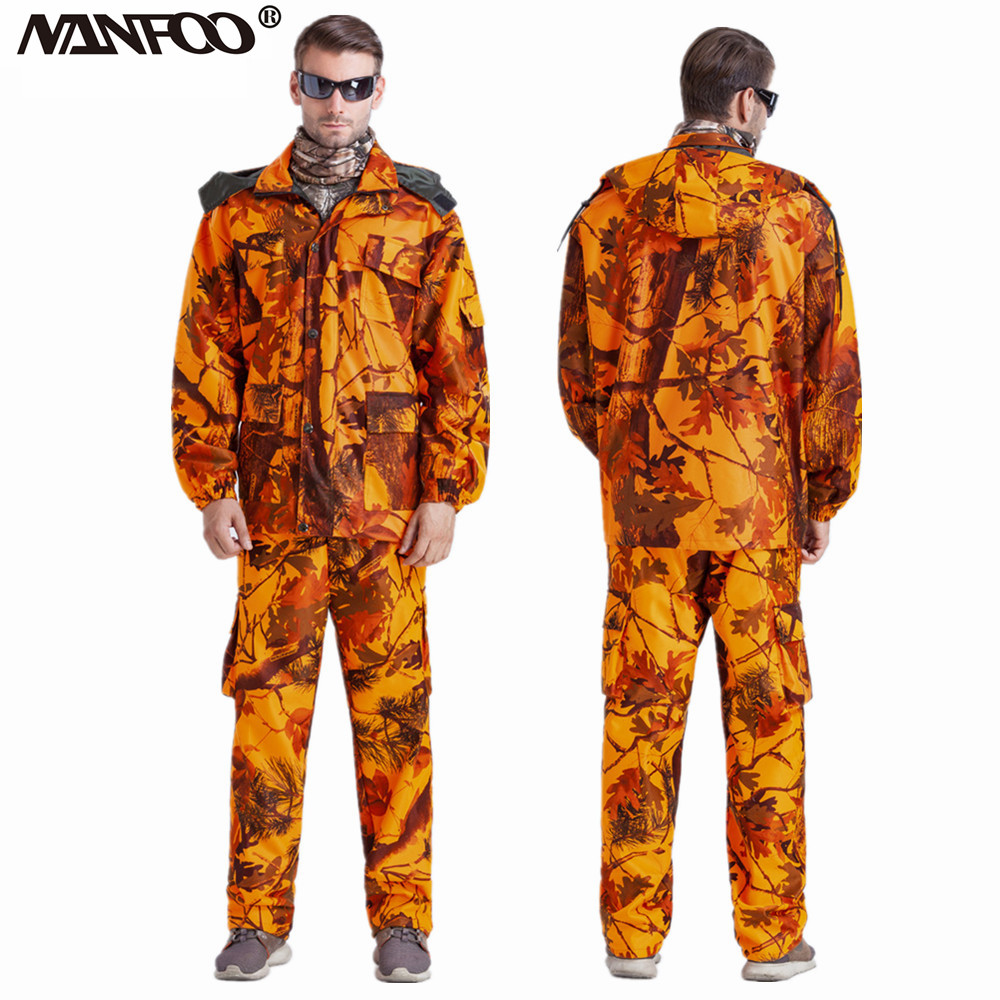 Уличный мужской блейзер оранже – обзор и цена Camouflage Hunting Jacket