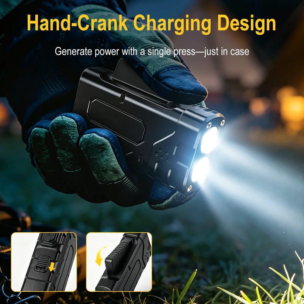 BORUIiT Ручной фонарь EDC с LE – обзор и цена Outdoor Hunting Lights