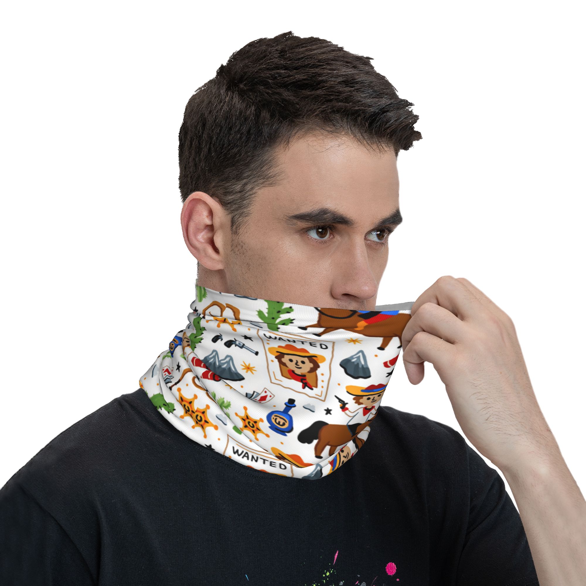 Детская балаклава в стиле вест – обзор и цена Outdoor Hunting Prints