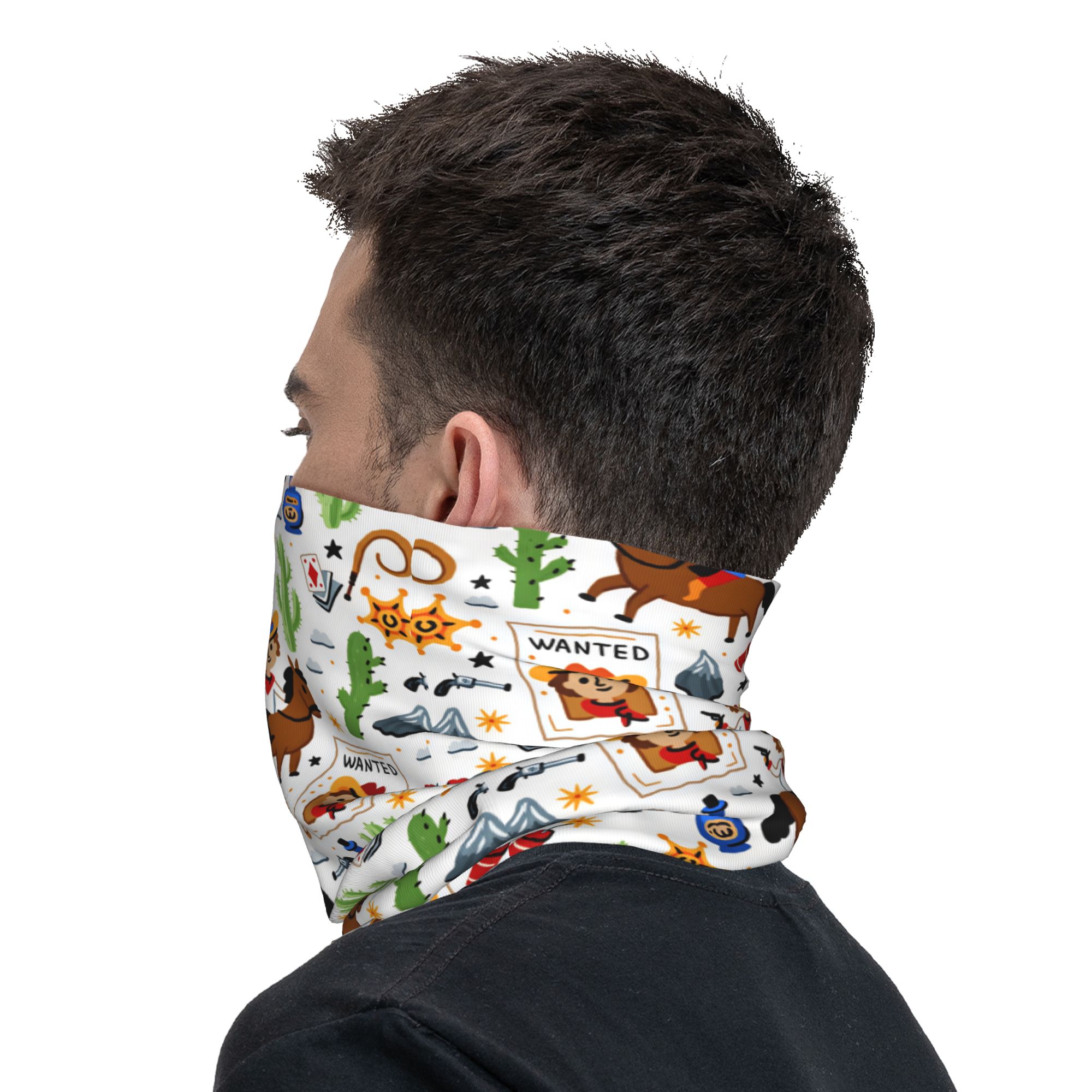 Детская балаклава в стиле вест – обзор и цена Outdoor Hunting Prints