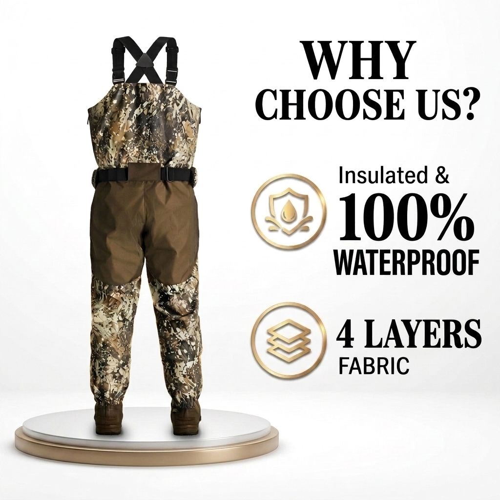 Унисекс 4-слойные дышащие водо – обзор и цена Fishing Waders Breathable