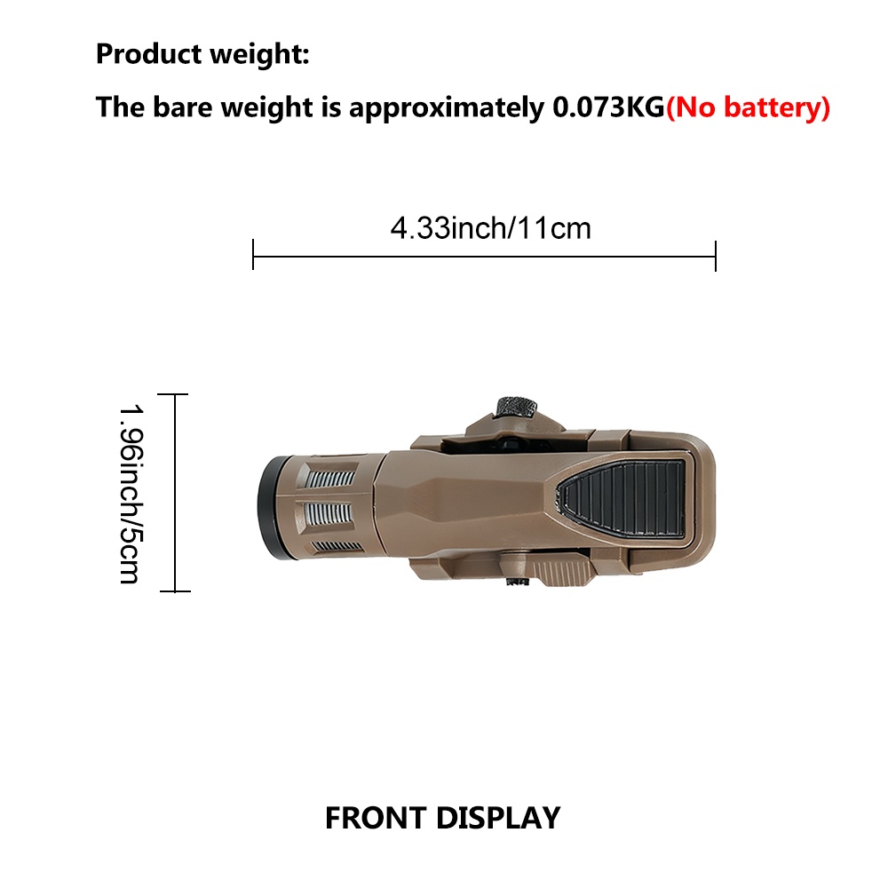 Тактический фонарь BOOIU 400 л – обзор и цена Outdoor Hunting Lights